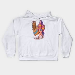 Cool Alpaca Kids Hoodie